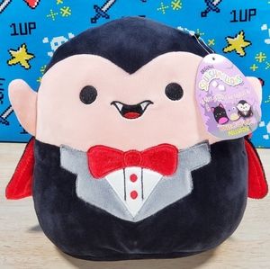 Squishmallow Vlad the Vampire Dracula 8" UltraSoft Stuffed Halloween Plush NWT